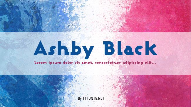 Ashby Black example